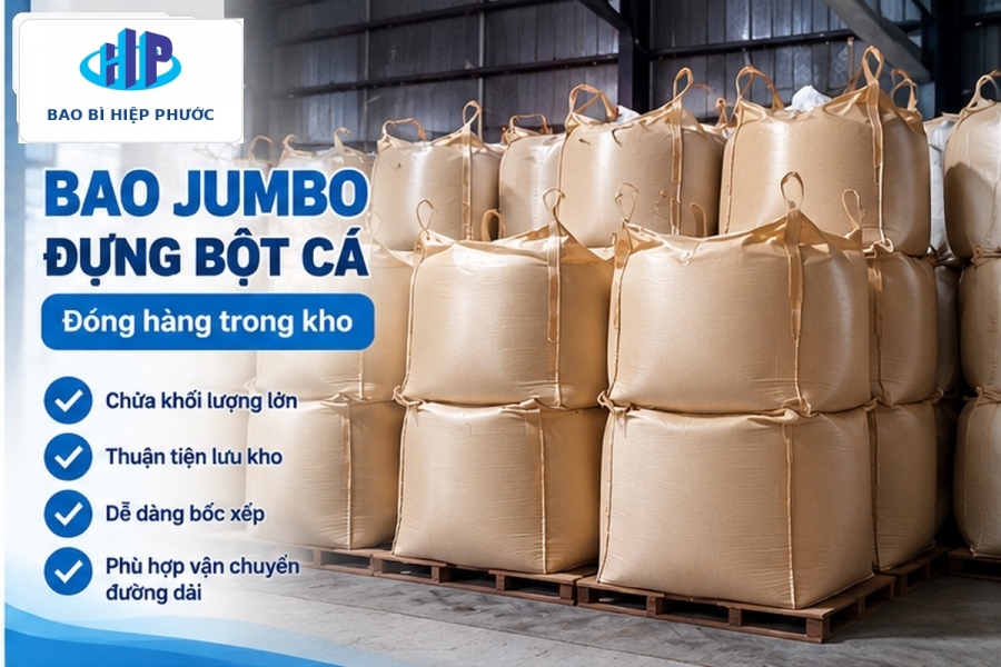 Bao Jumbo đựng bột cá