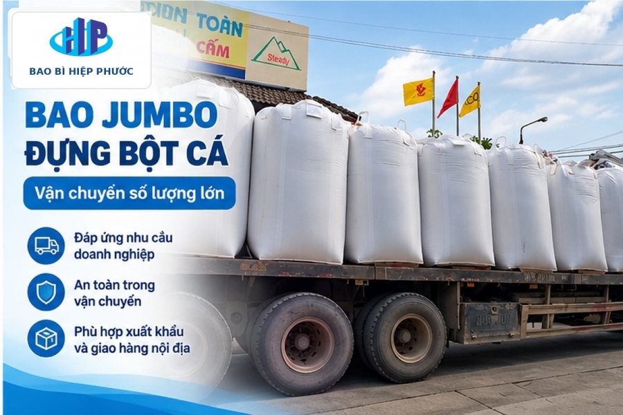 Bao Jumbo đựng bột cá