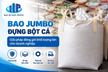 Bao Jumbo đựng bột cá